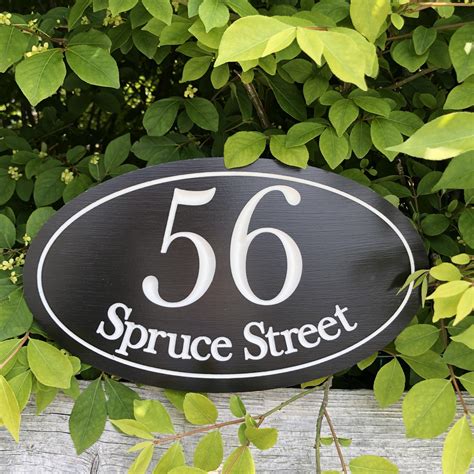 large house number signs